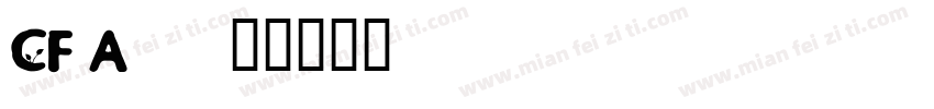 CF Asty字体转换